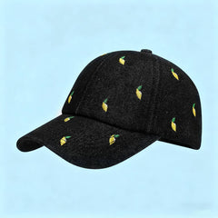 Denim Mango Embroidered Baseball Cap Unisex_Cwah04664