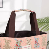 Waterproof Floral Multi-Layer Canvas Shoulder Bag_Cuab0189