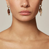 CREATIVE SUMMER FISH AND CONCH EARRINGS_CWAJE5130