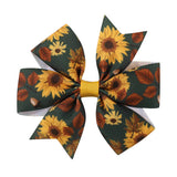 THANKSGIVING TURKEY PUMPKIN TAIL HAIR CLIP_CWAHA6681