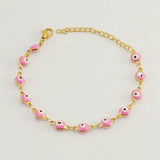 Cwaje1958_Fashion Titanium Steel Round Eye Bracelet