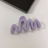 Wave Design Hair Claw, Large For Thick Hair_Cwaha0300
