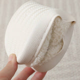 SMILING FACE SANTA CLAUS HOUSE CHRISTMAS SLIPPERS_CWSHS0260