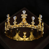 BUTTERFLY RHINESTONES WEDDING CRYSTAL TIARAS_CWMM2016