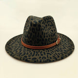 Women Warm And Simple Leopard Panama Hat_Cwah0704