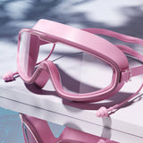 HD ANTI FOG SWIM GOGGLES LARGE FRAME FOR ADULTS_CWMM6642