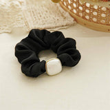 BEADED LARGE INTESTINE HAIR RING SCRUNCHIES_CWAHA2881