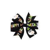 HALLOWEEN KIDS GROSGRAIN BOW HAIR CLIP_CWAHA6686