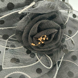 Women Mesh Wavy Edge Beach Sun Hat_Cwah1209