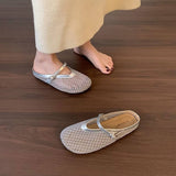 FISHERMAN MESH MULES CLOSED TOE FLAT SANDALS_CWSHF0156