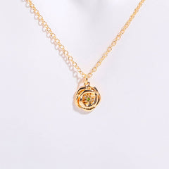 DECEMBER BIRTH FLOWER PENDANT NECKLACE_CWAJE1591