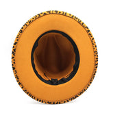 FASHION COW PATTERN WOOLEN HAT JAZZ HAT FELT HAT_CWAH2569