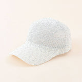 Wome Trend Summer Sequins Baseball Cap Sun Hat Cwah1413