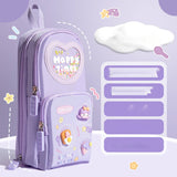 CUTE LARGE CAPACITY THREE LAYER PENCIL POUCH_CWAB2800