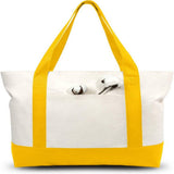 Cwab2874_Canvas Home Shopping Large Capacity Tote Bag