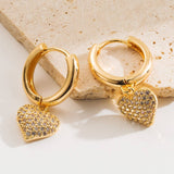 HEART SHAPED ZIRCON HOOP EARRINGS WITH COLOR GEMS_CWMM8511