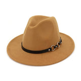 FASHIONABLE ADJUSTABLE WIDE BRIM JAZZ HAT_CWAH2114