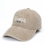 Vintage Washed Letter Embroidered Baseball Cap Cwah1536