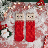 CHRISTMAS SOCKS ELK OLD MAN SOCKS_CWMS0625