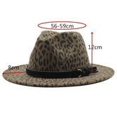 FASHIONABLE LEOPARD PATTERN FAUX WOOL HAT_CWAH2548