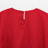 Womens Elegant Cape Sleeve Short Dress