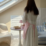 Towel Fabric Small Fresh Apron Cafe Work Apron_Cwmm5812