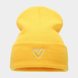 THICKENED HEART EMBROIDERED KNITTED HAT_CWAH1607