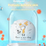 KIDS XL SILICONE SWIM CAP WATERPROOF CUTE CARTOON_CWMM6789
