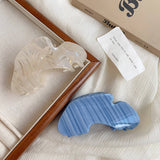 SIMPLE ACETATE HAIR CLAW FRENCH STYLE SHARK CLIP_CWAHA2639