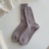 Warm And Cute Polka Dot Home Sleeping Socks_Cwms1057
