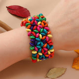 COCONUT SHELL ETHNIC STYLE HANDMADE BRACELET_CWMM4410