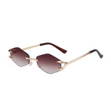 FRAMELESS STREET STYLE SUN PROTECTION SUNGLASSES_CWASG0746