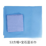 Two-Piece Chiffon Shawl And Headscarf_Cwasc2424