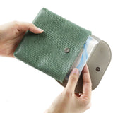 SOLID COLOR PERSONALIZED SNAKE PATTERN WALLET_CWAB1439