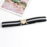 LOVE ALLOY ELASTIC BAND ELASTIC WOVEN CANVAS BELT_CWABE0680