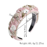 Versatile Sponge Imitation Pearl Flower Headband