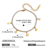 LUXURY 18K GOLD STAR HEART ZIRCON NECKLACE_CWAJE4829