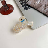 Cartoon Dog Acetate Hair Claw Clip For Girls_Cwaha5780