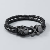 SIMPLE PERSONALIZED HALLOWEEN SKULL BRACELET_CWMM4472