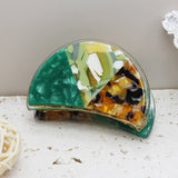 MARBLE PATTERN TRENDY HAIR CLIP_CWAHA0185