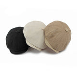 MENS NEW HOLLOW BREATHABLE FLAT CAP_CWAH1910