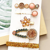 5PCS FAUX PEARL DECOR HAIR CLIP_CWAHA0162