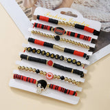 BRACELET 8 PIECE SET POLYMER CLAY BRACELET_CWMM3512