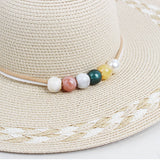 Women Pastoral Style Vacation Straw Hat_Cwah1200