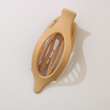 LEAF OVAL HAIR CLIP MINIMALIST CLAW BARRETTE_CWAHA6511