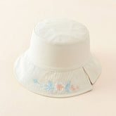 REVERSIBLE EMBROIDERED FLOWER BUCKET HAT_CWAH1411
