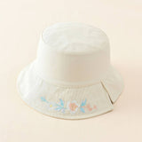REVERSIBLE EMBROIDERED FLOWER BUCKET HAT_CWAH1411