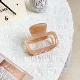 HEART ACETATE HAIR CLAW MINIMALIST CHIC CLIP_CWAHA1596
