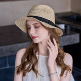 RETRO DOME BEACH HAT STRAW HAT_CWAH1337