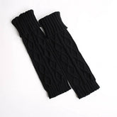 Warm Mid-Length Diamond-Shaped Socks_Cwms0744